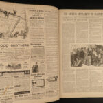 1870 1ed Harper’s Weekly Napoleon III PRUSSIA William I Old Fritz Pius IX MAPS