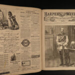 1870 1ed Harper’s Weekly Napoleon III PRUSSIA William I Old Fritz Pius IX MAPS