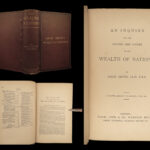 1880 Wealth of Nations Adam Smith Economics Industrial Revolution Capitalism