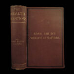 1880 Wealth of Nations Adam Smith Economics Industrial Revolution Capitalism