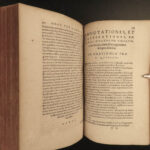 1590 CICERO Orations Rome Political Philosophy Roman Speech RARE German Pigskin