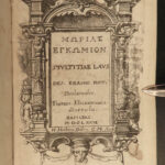 1676 1st Holbein ed Praise of Folly Erasmus of Rotterdam Protestant Reformation