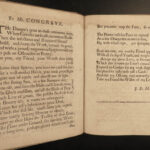 1693 1ed Old Bachelor William Congreve Comedy Purcell RARE Restoration Theatre