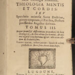 1681 Mentis et Cordis Dominican Vincent Contenson Church Fathers Philosophy 9v