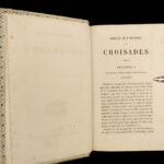 1861 CRUSADES Valentin Ottoman Illustrated Holy Land Wars Fine BINDING Knights