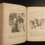 1883 Mark Twain 1ed Life on the Mississippi St. Louis Missouri Steamboat FLAMES
