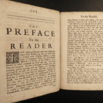 1691 1ed Thomas Heyrick Poems Pastoral Poetry FISHING Angling Submarine Voyage