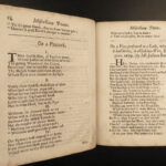 1691 1ed Thomas Heyrick Poems Pastoral Poetry FISHING Angling Submarine Voyage