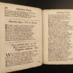 1691 1ed Thomas Heyrick Poems Pastoral Poetry FISHING Angling Submarine Voyage