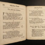 1691 1ed Thomas Heyrick Poems Pastoral Poetry FISHING Angling Submarine Voyage