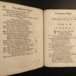 1691 1ed Thomas Heyrick Poems Pastoral Poetry FISHING Angling Submarine Voyage