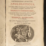 1718 Tertullian Apologetics Early Church Father Pagan Gnosticism Heresy Havercamp
