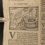 1588 Aesop Fables CLASSIC Folklore Mythology Latin Fabulae WOODCUTS Illustrated