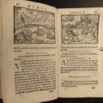 1588 Aesop Fables CLASSIC Folklore Mythology Latin Fabulae WOODCUTS Illustrated