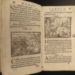 1588 Aesop Fables CLASSIC Folklore Mythology Latin Fabulae WOODCUTS Illustrated