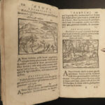 1588 Aesop Fables CLASSIC Folklore Mythology Latin Fabulae WOODCUTS Illustrated