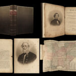 1868 The Lost Cause Pollard MAP Confederate Civil War White Supremacy SLAVERY