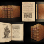 1714 1ed Religious Orders Knights Templar Crusades Franciscan Monk Saints Helyot