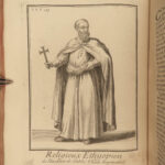 1714 1ed Religious Orders Knights Templar Crusades Franciscan Monk Saints Helyot