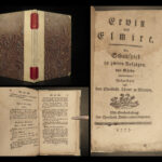 1777 Johann GOETHE Erwin und Elmire Middle Class Society GERMAN Literature Opera