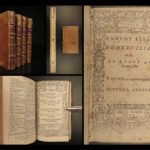 1570 Homer ILIAD Classical Mythology Achilles Greek + Crespin Latin Cordier 4v