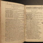 1570 Homer ILIAD Classical Mythology Achilles Greek + Crespin Latin Cordier 4v