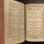 1570 Homer ILIAD Classical Mythology Achilles Greek + Crespin Latin Cordier 4v