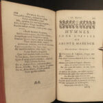 1698 Hymni Sacri et Novi Catholic Hymns Music Chant Latin Poetry Jean Santeul