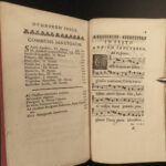 1698 Hymni Sacri et Novi Catholic Hymns Music Chant Latin Poetry Jean Santeul