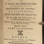 1755 CRUSADES History Knights Templar Hospitaller Saint John Malta Rhodes Vertot