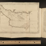1772 Voyages of Louis Bougainville Pacific Ocean TAHITI Falkland Islands MAPS 2v SET