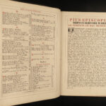 1845 Bohemian Roman Catholic Missal Prague Czechia Popes Clement VIII Music HUGE