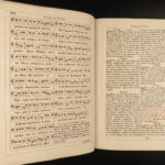 1845 Bohemian Roman Catholic Missal Prague Czechia Popes Clement VIII Music HUGE