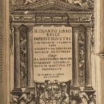 1584 1ed Ruscelli Imprese Illustri ROYALTY Suleiman Turks Gonzaga Italy Emblems
