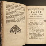 1717 PARIS France MAP Louvre Palais Royal Hotel de Ville Tuileries Brice 3v SET