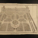 1717 PARIS France MAP Louvre Palais Royal Hotel de Ville Tuileries Brice 3v SET