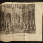 1717 PARIS France MAP Louvre Palais Royal Hotel de Ville Tuileries Brice 3v SET