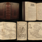 1760 ATLAS MAPS Geographical Grammar Salmon Europe China Colonial USA Voyages