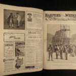 1897 1ed Harper’s Weekly CUBA Insurrection Roosevelt Klondike Yukon GOLD Mining