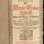 1673 ENORMOUS Martin Luther BIBLE Basel Switzerland German Biblia