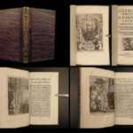 1676 1ed Spanish Saint Ignatius Loyola Spiritual Exercises JESUIT 54 Engravings