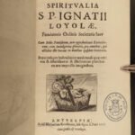 1676 1ed Spanish Saint Ignatius Loyola Spiritual Exercises JESUIT 54 Engravings