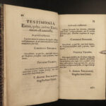1676 1ed Spanish Saint Ignatius Loyola Spiritual Exercises JESUIT 54 Engravings