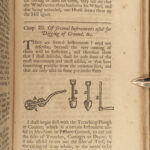 1721 Art of Husbandry by Mortimer FARMING Agriculture Fishing Fruit Animals 2v