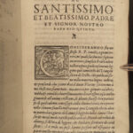 1566 Italian Renaissance Florence 1ed BIBLE Sermons Zarrabini Cotignola Italy