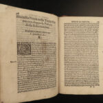 1566 Italian Renaissance Florence 1ed BIBLE Sermons Zarrabini Cotignola Italy