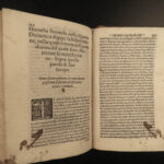 1566 Italian Renaissance Florence 1ed BIBLE Sermons Zarrabini Cotignola Italy