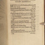 1566 Italian Renaissance Florence 1ed BIBLE Sermons Zarrabini Cotignola Italy