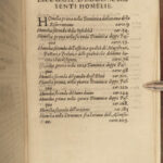 1566 Italian Renaissance Florence 1ed BIBLE Sermons Zarrabini Cotignola Italy
