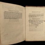 1566 Italian Renaissance Florence 1ed BIBLE Sermons Zarrabini Cotignola Italy
